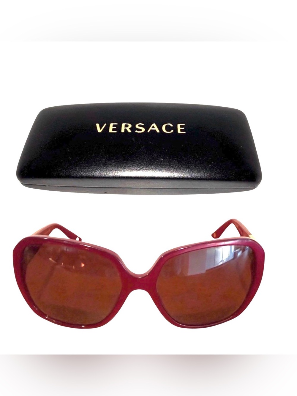 Vintage Versace Red Sunglasses - Picture 5 of 10